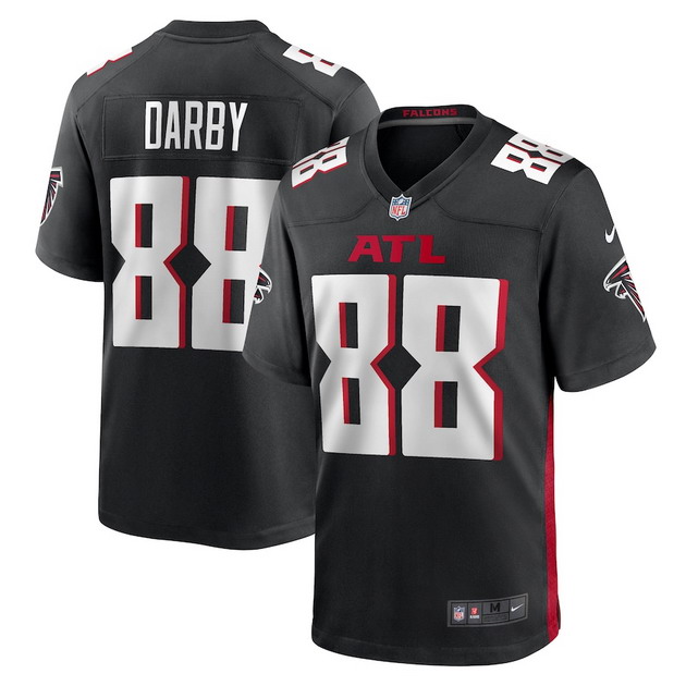 mens nike frank darby black atlanta falcons game jersey